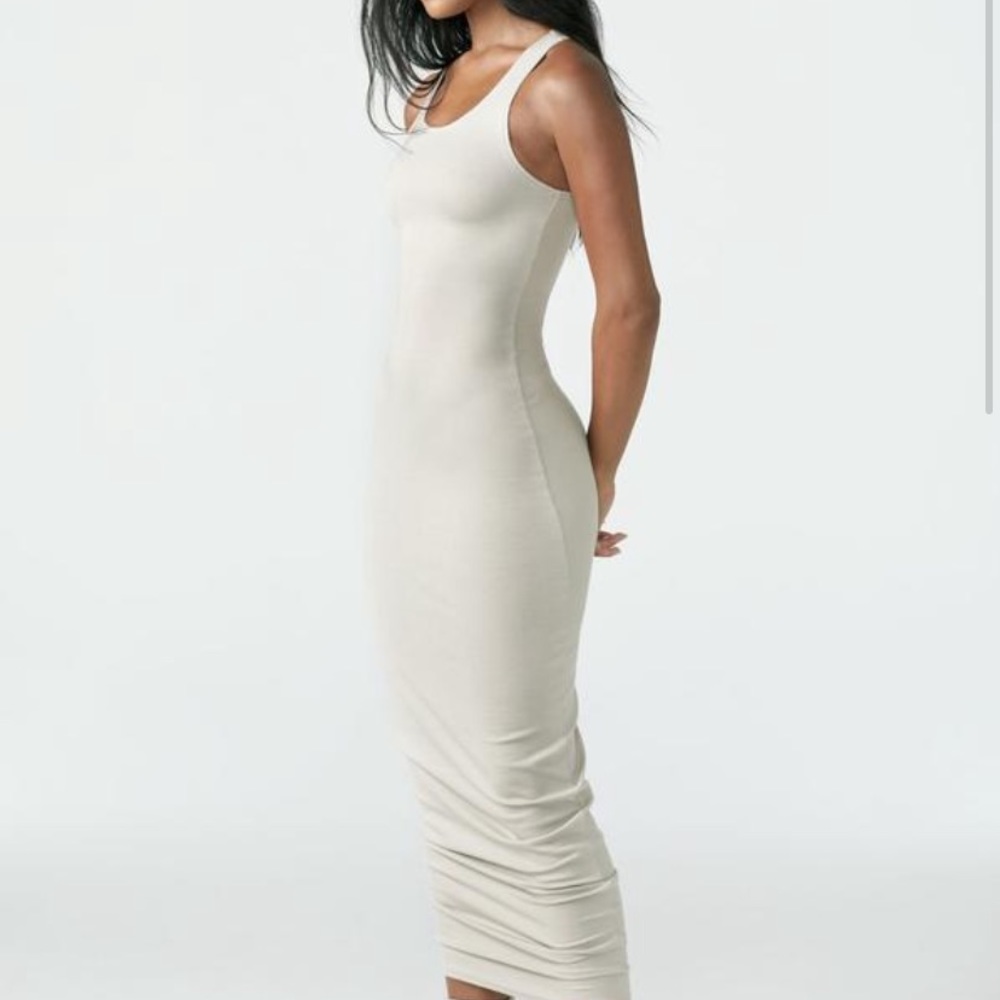 ✨SOLD✨ JOAH BROWN dune maxi fitted tank dress